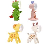 HENGBIRD Mini linda luz nocturna, 4 PCS Animal lámpara mini luces nocturnas lindas linda luz de noche para mascotas Mini luz led nocturna, Lámpara de mesa para niños,Luz Nocturna Infantil (A)
