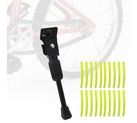 HENGBIRD Soporte para Bicicletas para Niños de 14 Pulgadas, para Bicicleta Infantil, con 20 Pegatinas Reflectantes, Marco de Bicicleta Soporte Lateral para Niños Bicicleta Plegable Bicicleta pequeña