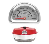 HENGBIRD Termómetro para horno Omnia, termómetro para barbacoa, indicador de temperatura 0 ℃ - 350 ℃, indicador de calor preciso, con kit de montaje