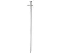 HengCaDa Piquetas para tienda de campaña, 24 unidades, 30 cm, 8 mm, acero galvanizado, robustas, con gancho y ojal, para accesorios de tienda de campaña, camping, exterior, fijación de cuerda tensora