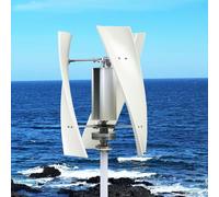HENGJINGTR 12V,Kit de generador de turbina de energía eólica Vertical 12V-220V 10000W, generador de energía eléctrica de Eje Vertical Permanente con Controlador de Carga