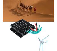 HENGJINGTR 24v,Controlador de Carga Híbrido Solar Eólico MPPT de 12V 24V 48V 16A 300W-10000W Regulador de Carga Wind MPPT PWM