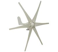 HENGJINGTR 24v, Generador de Turbina Eólica Horizontal de Bajo Ruido 10000w 12V 24V con Generador de Imán Permanente y Controlador Híbrido para el Hogar