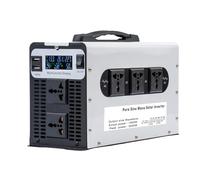 HENGJINGTR 3000W Puro Sinus Wave Inverter 12V 24V 48V 60V 72V DC A 110V 220V AC Convertidor, Inverter De Energía para Camión, Hogar, RV, Inverter De Energía Solar Fuera De La Red,72V TO 110V