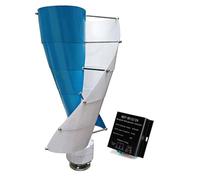 HENGJINGTR 48v, Aerogenerador de 10 Palas 5000W 12V 24V 48V con Generador en Espiral y Controlador IP67, Generación de Energía Eólica de Bajo Ruido para Sistema de Generación de Energía Solar