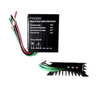 HENGJINGTR 48v, Controlador de Carga híbrido eólico-Solar de 12V 24V 48V 12000W, Carga MPPT para Panel Solar y turbina eólica, para generador de turbinas eólicas (Negro)