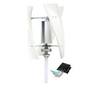 HENGJINGTR 48v, Generador Eólico Vertical De Alta Eficiencia 8000W 220V-12V De 3 Aspas, Bajo Ruido, con Controlador MPPT para Sistema De Generación De Energía Solar