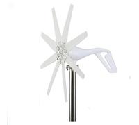 HENGJINGTR 48v, Kit de Generador de Turbina Eólica Vertical Portátil de 5000W-8000W, 12V 24V 48V, 8 Aspas, Energía Libre para Uso Doméstico con Bajo RPM y Controlador de Carga