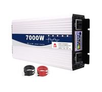 HENGJINGTR 7000W Puro Sinus Wave Power Inverter 12V 24V 48V 60V 72V DC A 110V / 220V AC Convertidor De Potencia De Coche para Camión, Hogar, RV, Convertidor De Energía Solar,12v to 110v