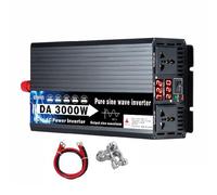 HENGJINGTR 72V a 110V, 3000W Puro inversor de Onda sinusoidal Coche inversor de Potencia DC 12V/24V/48V/60V/72V a CA 110V/220V inversor de Potencia Solar con Pantalla LCD,48v to 220v 60hz