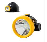 HENGJINGTR Casco de Seguridad con luz Frontal para minería, Impermeable y a Prueba de explosiones, luz LED Potente Ultra Brillante Que Puede iluminar de Manera Continua Durante 13-20 Horas