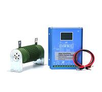 HENGJINGTR Controlador de Carga Híbrido Solar e Eólico MPPT de 14000W, Regulador de Alta Eficiencia Automático de 220V para Uso Doméstico con Generadores Eólicos (Azul),12v