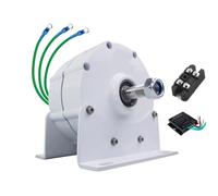HENGJINGTR Generador De Imán Permanente De 3000W con Rectificador/Controlador, Baja RPM, Motor Eléctrico Alternador 220V 12V 24V 48V para Turbina Eólica O De Agua (con Base),220v