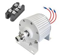 HENGJINGTR Generador de Imán Permanente Sin Engranajes de 17000W, 12V 24V 48V 220V 750 RPM Alternador Hidroeléctrico de Turbina de Agua AC DC,48v