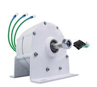 HENGJINGTR Generador De Imán Permanente Sin Engranajes De 6000W 220V, Alternador De Imán Permanente De Baja Velocidad 12V/24V/48V con Controlador para Aerogeneradores Y Turbinas Hidráulicas,24v