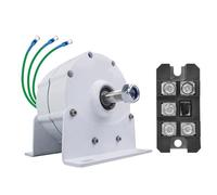 HENGJINGTR Generador De Imanes Permanentes De Baja Velocidad Y Bajo Ruido De 3000W, con Rectificador 12V 24V 48V 220V Generador AC Trifásico, Adecuado para Turbinas Hidráulicas/Eólicas,12v