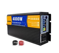 HENGJINGTR Inversor de energía Solar de Onda sinusoidal Pura de 2000 vatios 72 V a 110V, para autocaravanas y Camiones con Pico de 4000W CC 12V-72V a CA 220V/110V con Pantalla LED,72v to 220v
