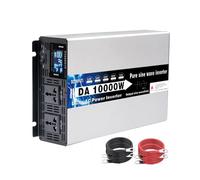 HENGJINGTR Inverter De Alta Potencia 5000W / 10000W Inverteres De Potencia De Onda Sinusoidal Pura De Pico DC 12V-72V Entrada AC 110V Salida 220V para Casas De RV Solar,DC 72v,AC 240V 60Hz