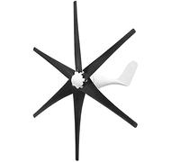 HENGJINGTR Kit de turbina eólica de Eje Vertical 12V-220V, generador de Molino de Viento de 14000W para Carga de energía, turbinas para hogar y Camping (6 aspas),24v