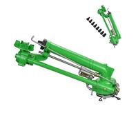 HENGJINGTR Riego portátil de Gran aspersor de riego de 360°, Pistola de pulverización de Brazo de turbina de 1,5", rociador de riego de 360° para áreas Grandes, para Tierras de Cultivo