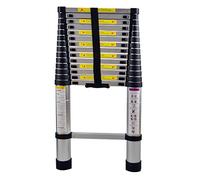 HENGMEI 4.4m Escalera telescópica de Aluminio Escalera Extensible Plegable Multipropósito Portátil