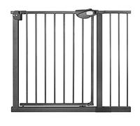 HENGMEI Barrera de Seguridad de Niños para Puertas extensible de metal 95-105cm Auto Close, Sin Taladrar, Negro