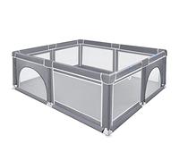 HENGMEI Parque Infantil Parque Infantil Barrera 180x150cm Centro de Actividades con Base Antideslizante, Parque Infantil de Seguridad de Malla Transpirable