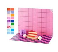 HengMing 9 unidades de 18 patrones de alimentos para fotografía de fondos para fotos, fondos para sesión de fotos, fondo para alimentos, joyas, cosméticos, maquillaje y otros productos pequeños (40 x