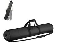 HengMing Selens 125x20CM Bolsa de Transporte Estuche Funda para Trípode Soporte de Luz Paraguas Monopie Cámara con Correa de Hombro Acolchada Nylon Ajustable Portátil Fotografía Estudio Fotográfico