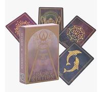 Hengqiyuan Threads of Fate Tarot Oracle Cards Divination Deck Entertainment Party Juego de Mesa Tarjeta de Destino,Rosado