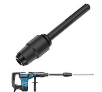 Hengrongshen Adaptador SDS Max a SDS Plus para taladro de martillo rotativo, adaptador SDS de alta precisión con diseño de abrazadera estable, adaptador SDS Max (250 mm) para martillo de demolición