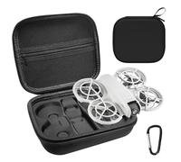 Hengrongshen Bolsa para DJI Neo Drone Accesorios, Bolsa de viaje portátil PU Case for DJI Neo Fly More Combo Accesorios, Bolsa de transporte con mosquetón para DJI Neo Drone Neo Batería Propeller