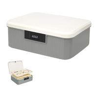 Hengrongshen Caja de Almacenamiento para Medicamentos 2 Capas Caja con Cerradura Caja de Almacenamiento para Medicamentos con Cerradura de Números Pequeña Caja de Almacenamiento para Medicamentos