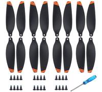 Hengrongshen Hélices Mavic Mini, 16 Piezas Drone Mavic Mini Hélices con 24 Tornillos y 2 Destornilladores, Hélices para Mavic Mini Accesorios para Reemplazo, 4726F Elices Mavic Mini (Naranja)