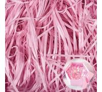 Hengrongshen Material de Relleno de Regalo, 500g Material de Relleno Para Paquetes, Papel Triturado, Decoración para Navidad, Boda, Aniversario, Fiesta de San Valentín (Rosa)