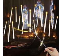 Hengrongshen Velas Flotantes, 20 Piezas 28,2 CM Velas Flotantes Har-ry Potter con Varita, Floating Candles para Decoración de Halloween, Velas Colgantes