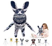Hengrongshen Zoo-nomaly Plush, 35 cm Zoo-nomaly Peluche, 2024 Nuevo Zoo Horror Game Plush Cushion para niños, niñas, adultos, Halloween, cumpleaños, anomalías del zoológico (conejo impreso)