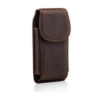 Hengwin Funda de Piel para móvil, Funda para cinturón para iPhone 16 Pro Max/16Plus iPhone 15Plus 15 14 13 12 11 Pro MAX/Samsung Galaxy S25 S24 S23 S22 S21 S20 Ultra S25+ S24+ (Café)