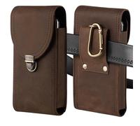 Hengwin Piel Auténtica Riñoneras Hombre para iPhone 16 15 14 13 Pro MAX, 16 15 14 13 Plus, Funda Movil Cinturon para Samsung Galaxy S25 S24 S23 S22 Ultra A06 F06 5G Bandoleras Hombre