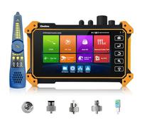 Henkion OTDR Probador de fibra óptica 1310/1550nm 28/26dB Rango 150km Prueba de fibra óptica IPC TVI/CVI/AHD/CVBS Cable Test Herramientas de red Conectores FC/UPC, SC, ST, LC OPM OLS LS Mapa de