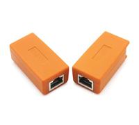 Henkion Tester Cables RJ45, 2 Kits Remotos NO.255 Cat5/Cat6/5E/6E, Comprobador Longitud Cables, Detección Fallas Host/Test Box, Test Cortocircuitos, Compatible Probador Cámaras CCTV Tester