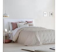 Henko - Colcha Invierno Cama 180 - Tejido Aterciopelado Color Beig - Napa de 200 gr - Fabricado en España - 270x270 cm (Jess Beig)