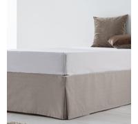 Henko - Cubre Canapé - Color Beige - Tejido Resistente con Fuelle Inglés - Fabricado en España - Elegante y Práctico - Medida 200x200+35 cm (Evelyn Beige)