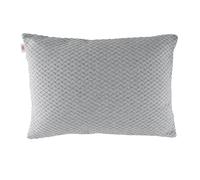 Henko - Funda Cojín 50x70 - Tejido Jacquard Rústico Gris - Cremallera Invisible - Sin Relleno - Fabricado en España (Top Gris)