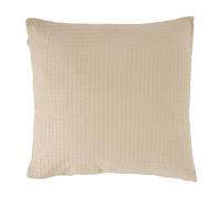 Henko - Funda Cojín 60x60 - Tejido Jacquard Hilo Tintado Beig - Cremallera Invisible - Sin Relleno - Fabricado en España (Maia Beig)