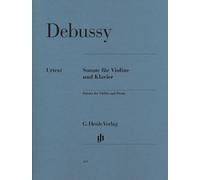 Henle Verlag Debussy C. - Sonata for Violin and Piano clásica de la fragancia Violín