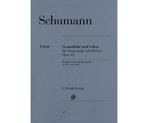 Henle Verlag Schumann R. - Woman?S Love And Life (Mujeres Amor y vida) for Voice and Piano Op. 42 clásica de la fragancia voz, piano
