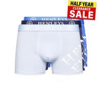 Henleys Tringles Hombre Cómodo Calzoncillo Bóxer Boxers 3pk Surtido