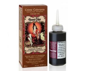 Henné Color Aderezo de crema fina 90ml Castaño oscuro