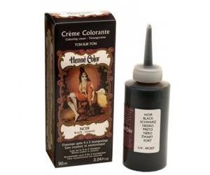Henné Color Aderezo de crema fina 90ml Negro